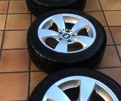 4x Bmw e60/e61 5 series alloy wheels - Image 5/5