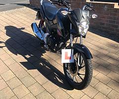 Honda CB125f 125cc - less than 200 miles