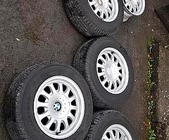 Original bmw wheels and new tyres