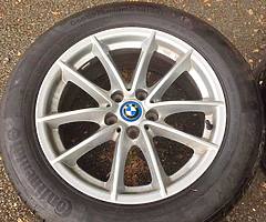 Genuine 17” BMW 5x112 alloy wheels