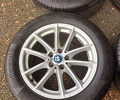 Genuine 17” BMW 5x112 alloy wheels