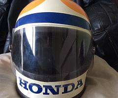 RARE RETRO HONDA MOTORBIKE HELMET -JACKET £125 each ovno - Image 10/11