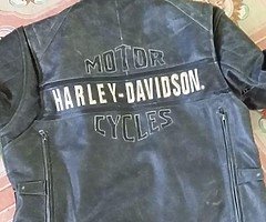 Harley Davidson leather jacket - Image 1/2