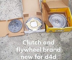 Brand new clutch flywheel and presher plate for d4d avensis