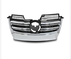 Chrome grill, splitter