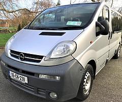 06 Opel Vivaro 9 Seater Nct & Tax €1495....Call 087 6406948