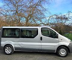 06 Opel Vivaro 9 Seater Nct & Tax €1495....Call 087 6406948 - Image 5/10