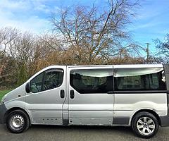 06 Opel Vivaro 9 Seater Nct & Tax €1495....Call 087 6406948 - Image 8/10