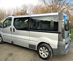 06 Opel Vivaro 9 Seater Nct & Tax €1495....Call 087 6406948 - Image 9/10