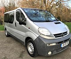 06 Opel Vivaro 9 Seater Nct & Tax €1495....Call 087 6406948 - Image 10/10