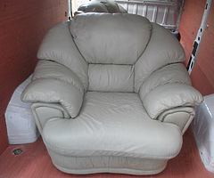 leather sofa  1 two seater 1 single