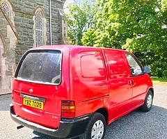 2000 Nissan Van - 6 months MOT, only 92k miles and rear wheel drive