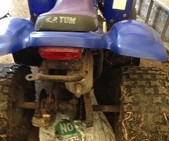 100cc quad for sale lying up for years need carb cleaned and tyres fixed and chain fixed - Image 5/5