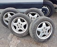 ALLOYS WHEELS WITH TYRES