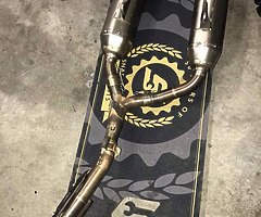 Honda 2017 akrapovic full exhaust system