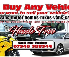 We buy any vehicle