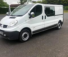 2008 Renault Traffic 6 Seater Crewvan LWB