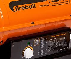 SIP Fireball 75XD 75,000 Btu Diesel / Paraffin Space Heater