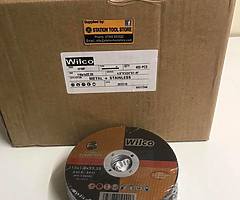 Wilco stainless steel Fine Cutting Disc 4 1/2” - 115 X 1 X 22MM