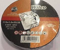 Wilco stainless steel Fine Cutting Disc 4 1/2” - 115 X 1 X 22MM