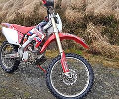 Honda crf 250X enduro