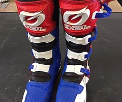 Oneal Motocross boots us size 10