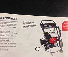 Petrol power washer,