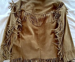 Original Excelled Fringed suede leather jacket