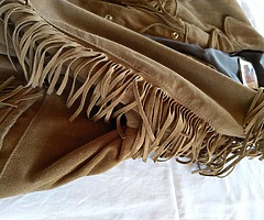 Original Excelled Fringed suede leather jacket