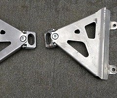 Works connection radiator braces for 2016 honda crf250