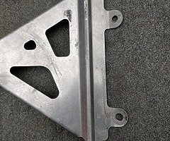 Works connection radiator braces for 2016 honda crf250