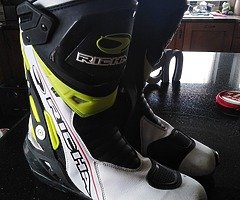 Size 10 richa motorcycle boots as new