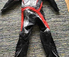 Motorbike full leathers.