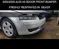 3 door audi a3 front bumper