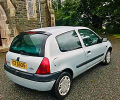 Renault Clio 1.2 petrol - MOT’D and low miles for age.