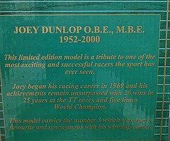 Joey Dunlop limited addition Model - Image 5/6