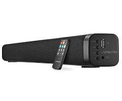 Soundbar Speakers  Soundbar Bluetooth Speaker 2.0 Channel 29 Inch-Black - Image 4/4