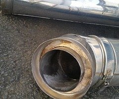 Stainless steel flue pipe