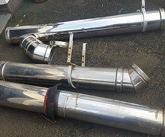 Stainless steel flue pipe