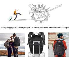 Travel Laptop Backpack, Large Water Resistant Computer Rucksack with USB Charging/Headphone Port, Du - Image 7/7