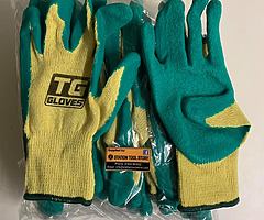 FULL BOX OF TG GREEN WORK GLOVES