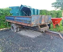 Tractor tipping trailer