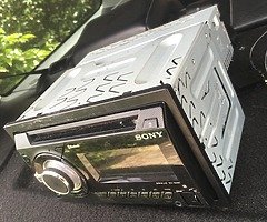 Sony double din radio