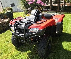 Honda trx420 as new