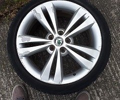 Skoda vrs 18 alloys