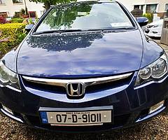 Honda Civic hybrid 2007 NCT 2020