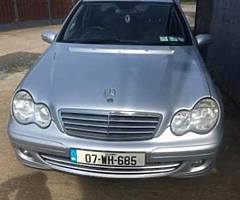 07 merc c200 diesel , nct 01/20 - Image 1/3