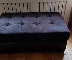 Sofa with foot rest