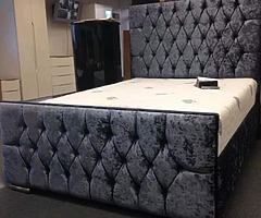 Luxury Cushed velvet Bed frame