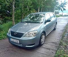 03 corrola 1.4 petrol